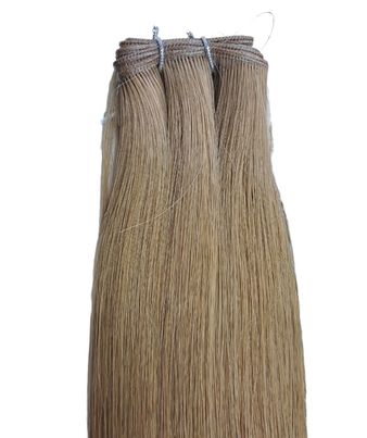 22 Inch Full Volume (Genius Weft) Hair Extensions #8 Light Brown